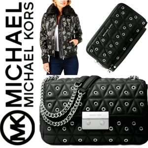 🍃⚘Michael Kors Sloan Satchel & Wristlet Set